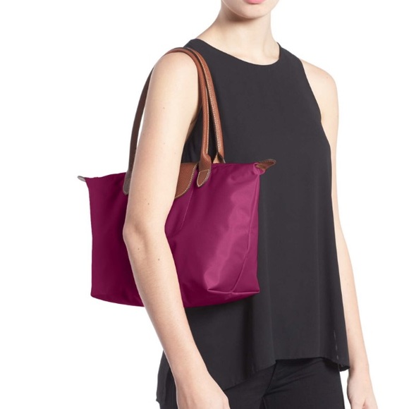 {firm} Longchamp Small Le Pliage Tote - Picture 2 of 7